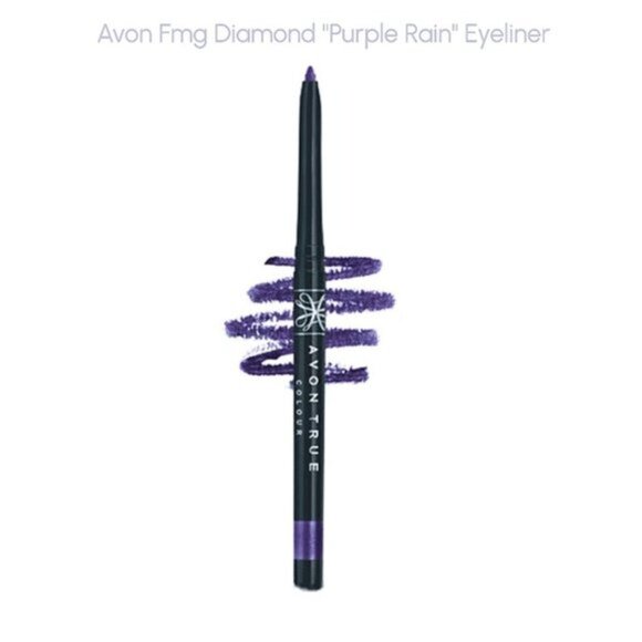AVON FMG Diamond Eyeliner- Glimmer "Purple Rain" Easy Glide - Picture 3 of 5